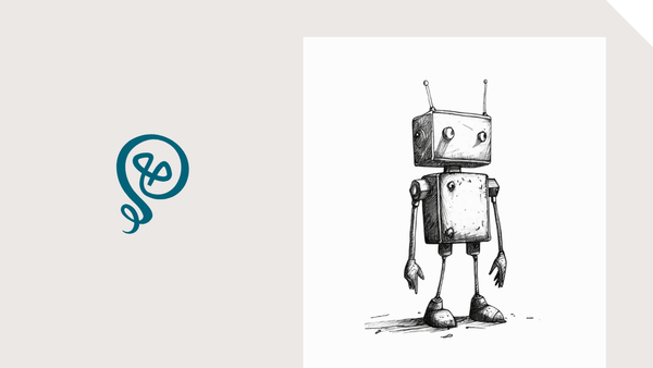 An illustration of a robot with the Tinkering With Ideas logo